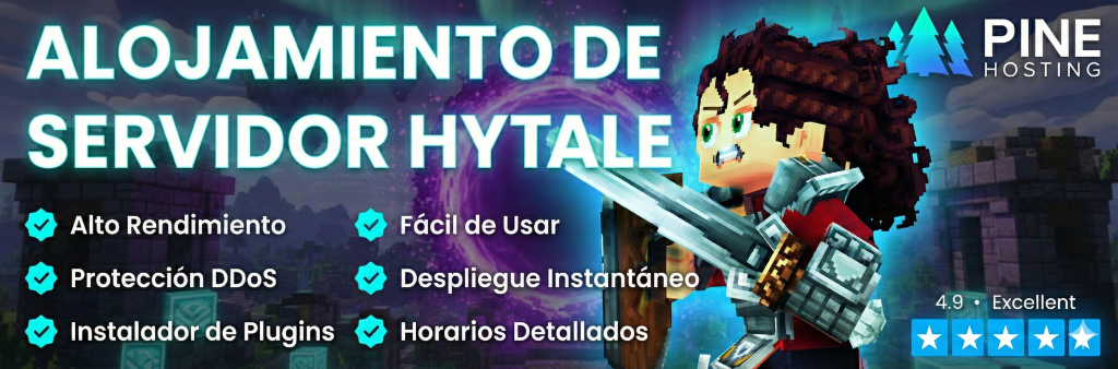 Pine Hosting - Alojamiento de Servidor Hytale